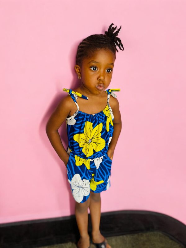 Kids flowered playsuit